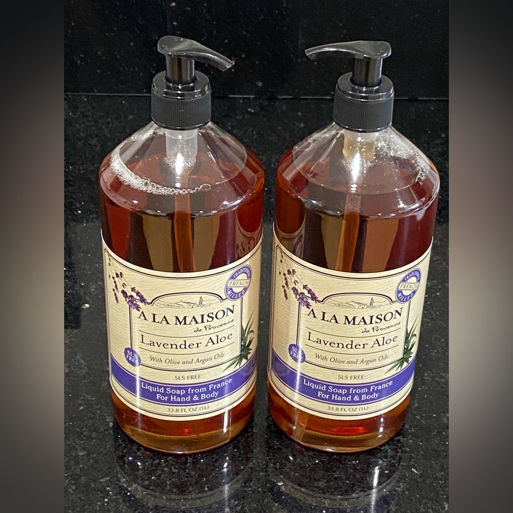 Lot of 2 A La Maison Lavender Aloe Liquid Soap - 33.8 oz